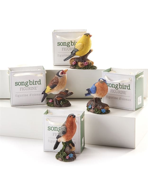 Songbird Figurines with Gift Bag