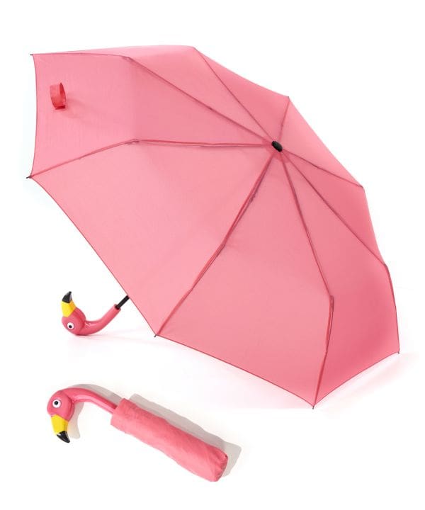 Collapsible Flamingo Umbrella