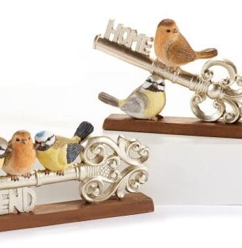 6.7" 3 Birds on Key Figurine