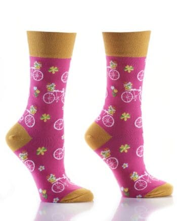 "Flower Power" Women's Novelty Crew Socks by Yo Sox