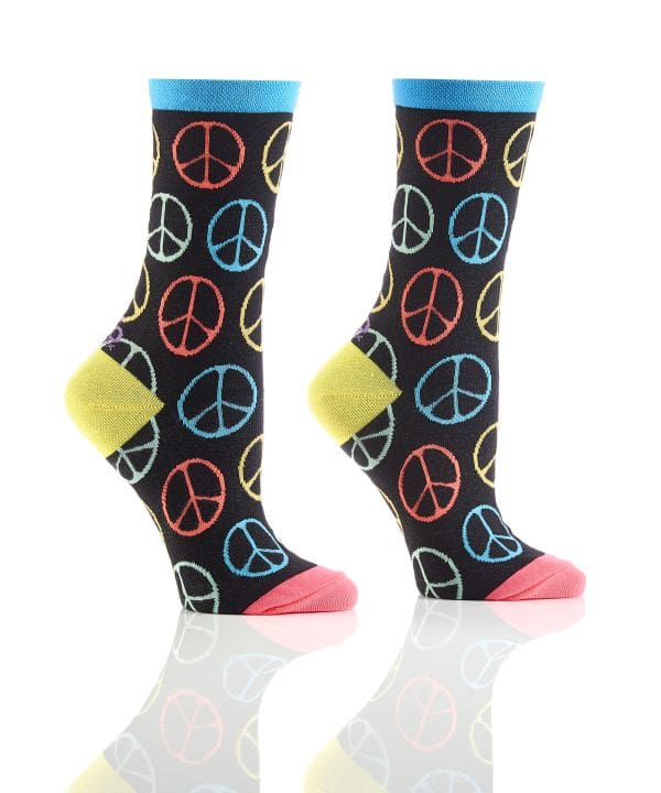"Peace is Everything" Women's Novelty Crew Socks by Yo Sox