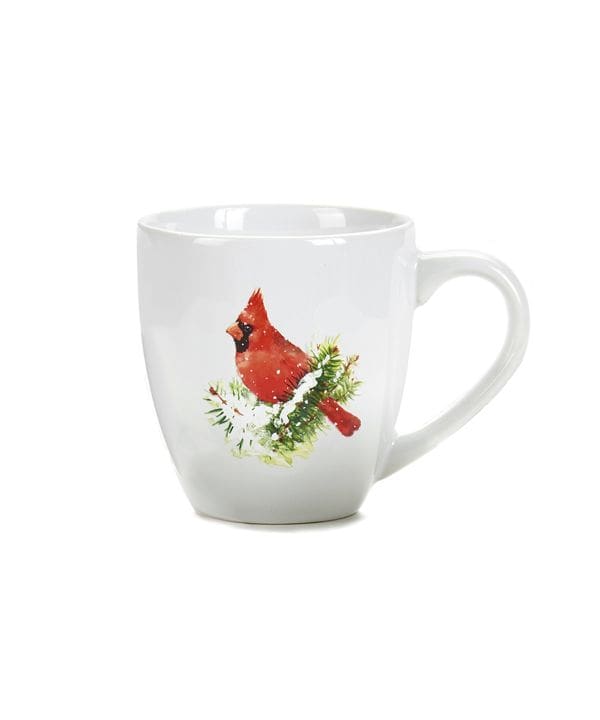 15 oz. Ceramic Cardinal Mug