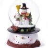 4" Snow Globe with Snowmen on Snowman Hat