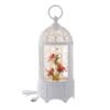 10.25" LED Bird Cage Water Lantern with Swirling Motion Front View