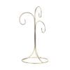 11" 3 Arm Gold Coloured Ornament Stand