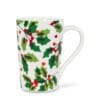 4.5" Allover Holly Tall Mug - Box Set 4