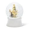 5.75" Dancing Dogs with LED Tree Snow Globe