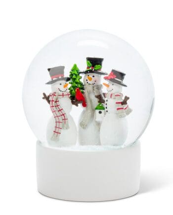 5.25" Snowman Trio Snow Globe