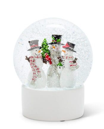 5.25" Snowman Trio Snow Globe