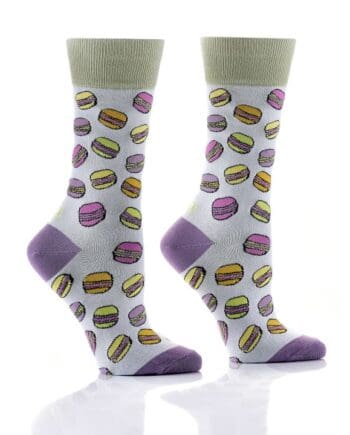 "Macaroon" Women's Novelty Crew Socks by Yo Sox