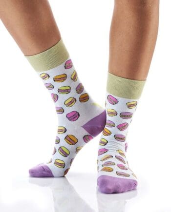 "Macaroon" Women's Novelty Crew Socks by Yo Sox