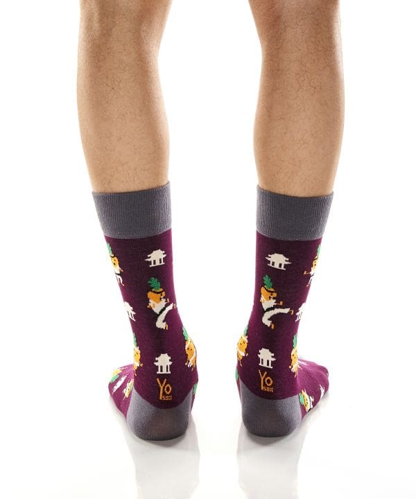 "Carrate" Men's Novelty Crew Socks by Yo Sox