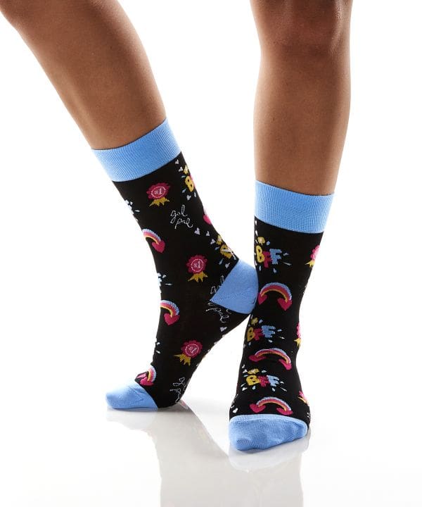 "BFF" Women's Novelty Crew Socks by Yo Sox