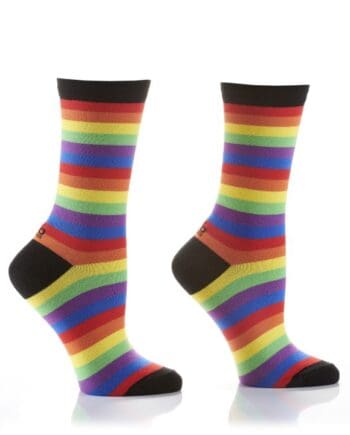 "Pride Colors" Women's Novelty Crew Socks by Yo Sox