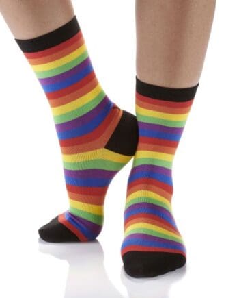 "Pride Colors" Women's Novelty Crew Socks by Yo Sox