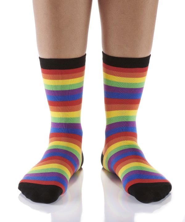"Pride Colors" Women's Novelty Crew Socks by Yo Sox
