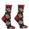 "Juicy Watermelon" Women's Novelty Crew Socks by Yo Sox