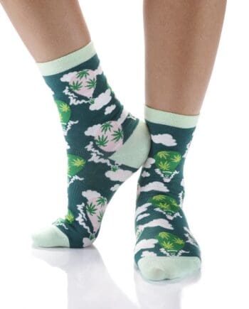 "Up Up & Away" Women's Novelty Crew Socks by Yo Sox