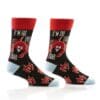 "Old Crab" Men's Novelty Crew Socks by Yo Sox