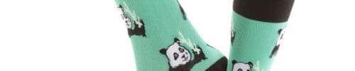 "Grand Panda" Men's Novelty Crew Socks by Yo Sox