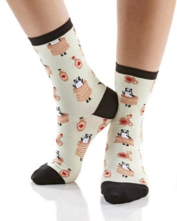 "Sweet Panda Cake" Women's Novelty Crew Socks by Yo Sox