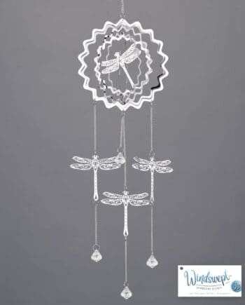 31.4" Hanging 3D Windchime Dragonfly