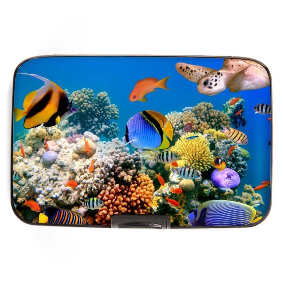 "Tropical Fish" RFID Armored Wallet