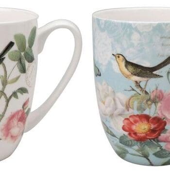 "Bird Garden" Mugs - Set of 2