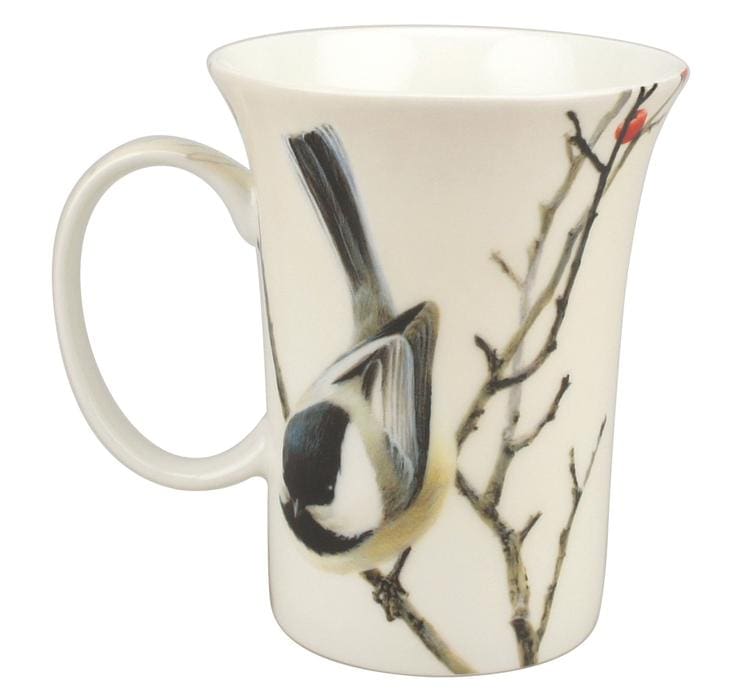 Bateman Lively Pair - Chickadees Crest Mug