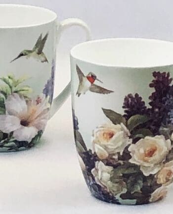 Lena Liu Hummingbirds Mug - Set of 2