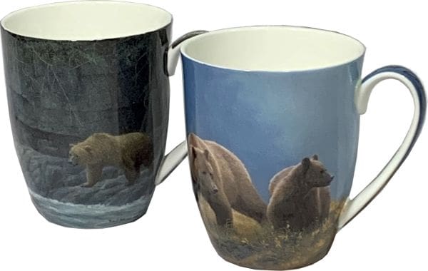 Bateman Grizzlies Mugs - Set of 2