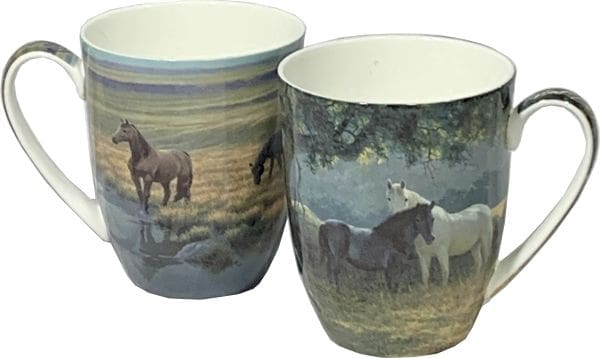 Bateman Horses Mug - Set of 2