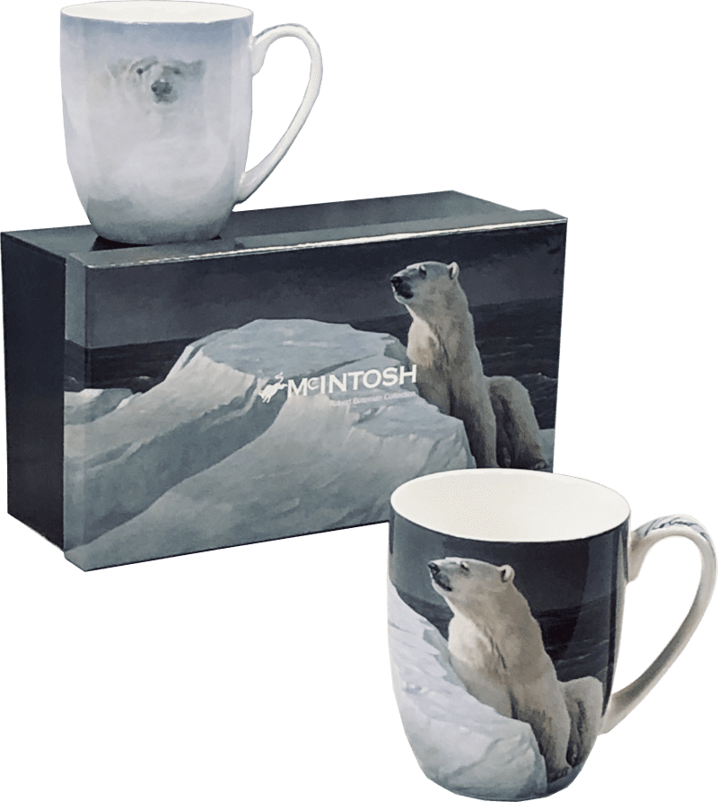 Bateman Polar Bears Mugs - Set of 2