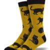 "Black Cat" Bamboo Women's Novelty Crew Socks by Socksmith