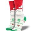 "Coca-Cola Red, White & You" Women's Novelty Crew Socks by Socksmith