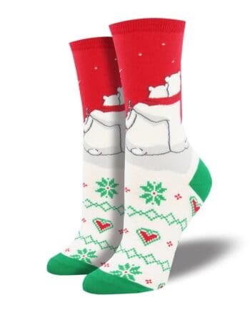 "Coca-Cola Red, White & You" Women's Novelty Crew Socks by Socksmith