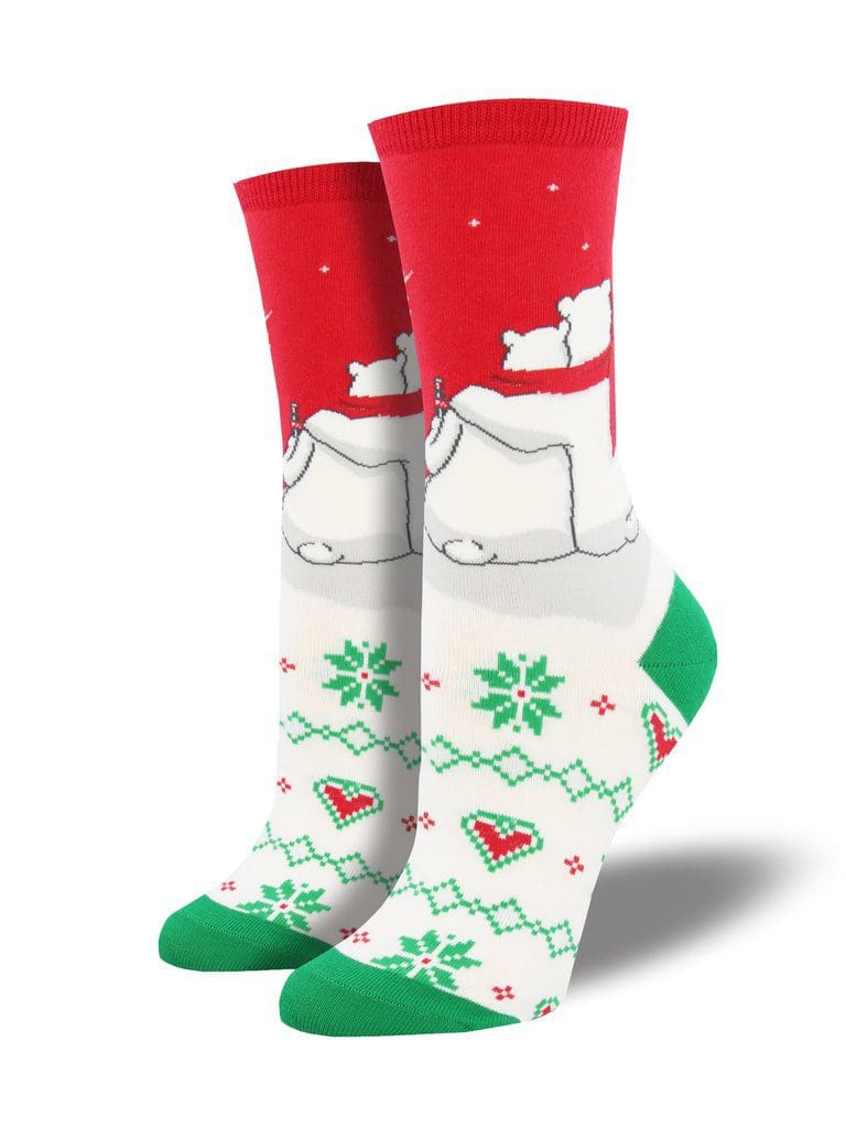 "Coca-Cola Red, White & You" Women's Novelty Crew Socks by Socksmith