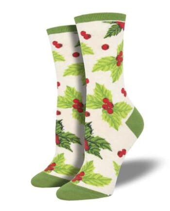 "Deck the Halls" Women's Novelty Crew Socks by Socksmith