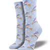 "Bluebird" Women's Novelty Crew Socks by Socksmith