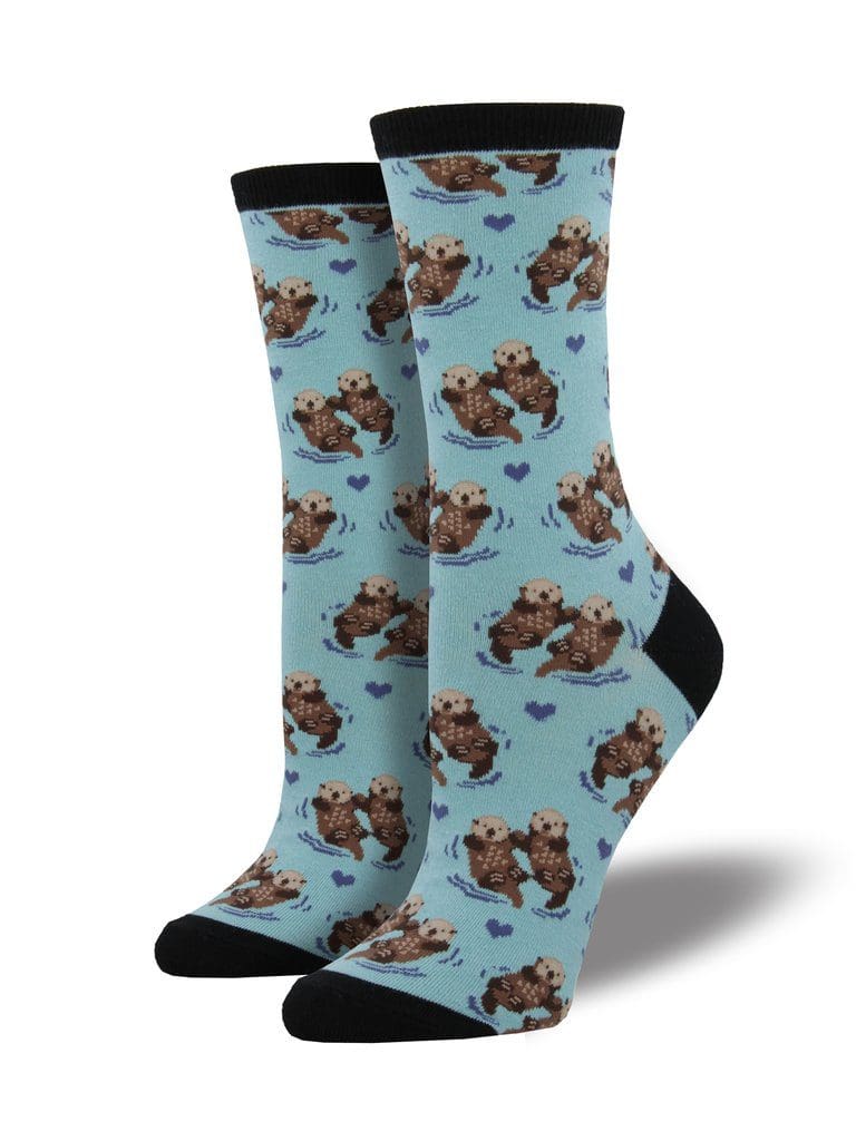 "Significant Otter" Women's Novelty Crew Socks by Socksmith