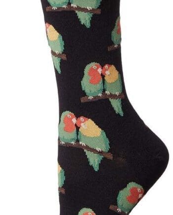 "Couple of Lovebirds" Women's Novelty Crew Socks by Socksmith