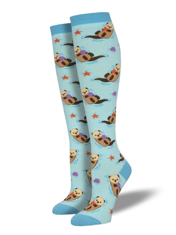 "Otter Spotter" Women's Knee High Socks by Socksmith