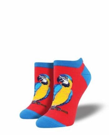 "A-Parrot-ly" Women's Novelty Shorties (PED) Socks by Socksmith