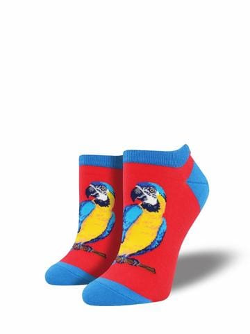 "A-Parrot-ly" Women's Novelty Shorties (PED) Socks by Socksmith