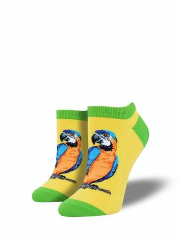 "A-Parrot-ly" Women's Novelty Shorties (PED) Socks by Socksmith