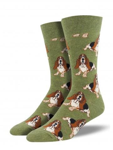 "Nothing But a Hound Dog" Men's Novelty Crew Socks