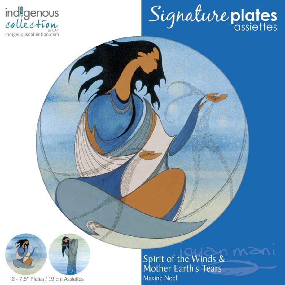 "Mother Earth’s Tears & Spirit Of The Winds" 7.5 inch Indigenous Collection Signature Plates Box Set
