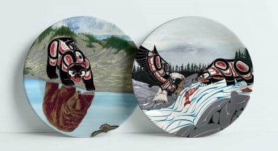 "Cycle of Life & Reflection" 7.5 inch Indigenous Collection Signature Plates Box Set