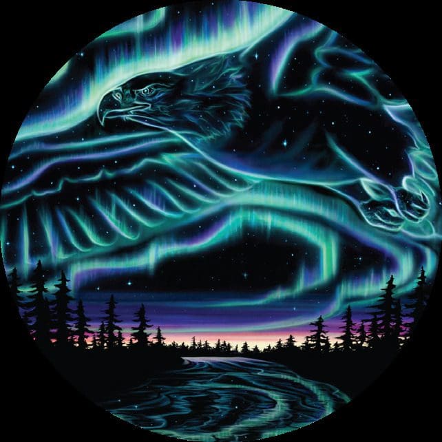 "Sky Dance – Inukshuk & Sky Dance – Eagles Over The Sky" 7.5 inch Indigenous Collection Signature Plates Box Set
