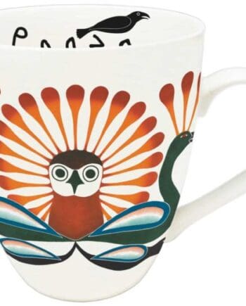 "Sunburst Owl" 18 oz. Signature Mug by Artist Kenojuak Ashevak